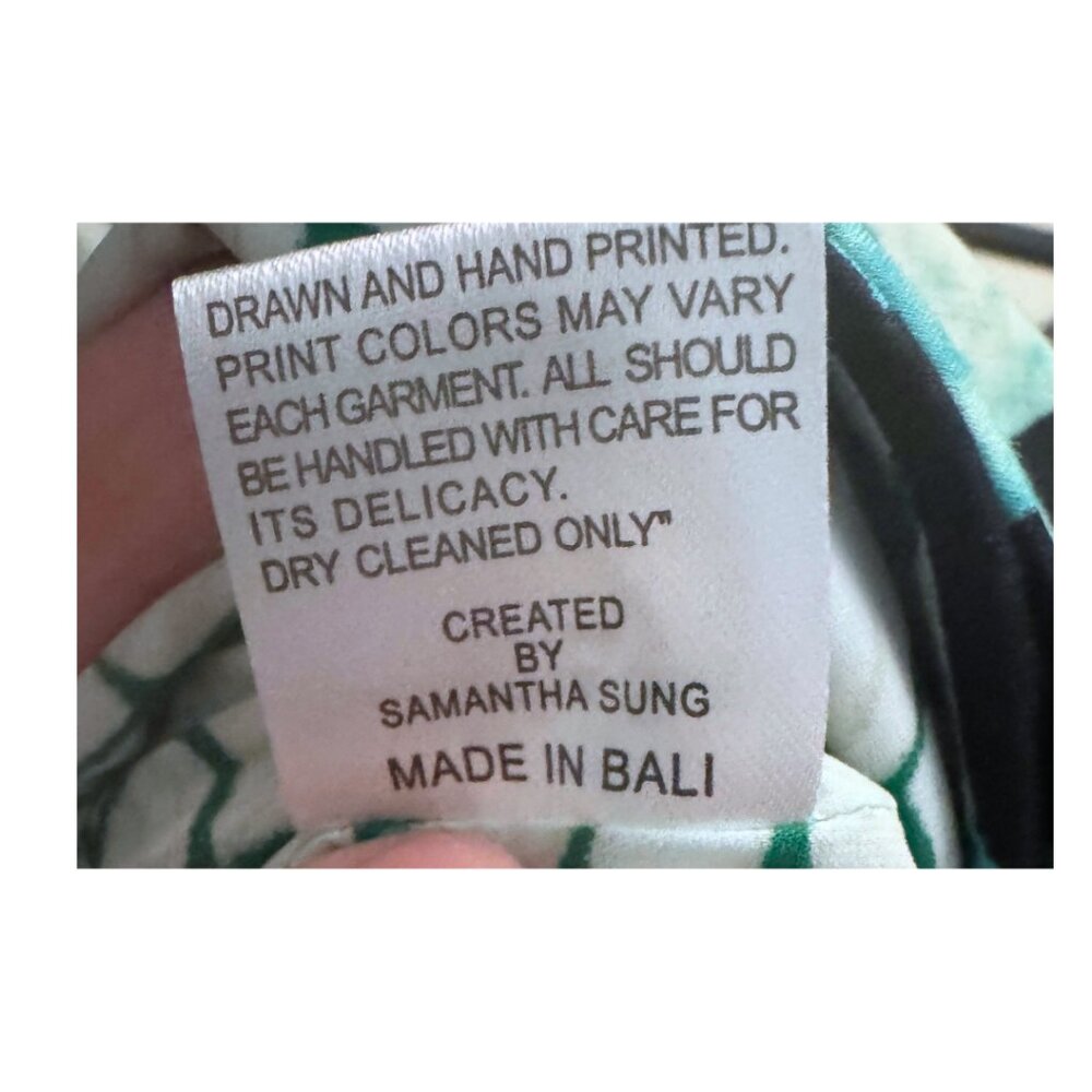 Samantha Sung New York Teal Leopard Print Midi Dress Size 8 - Picture 10 of 15